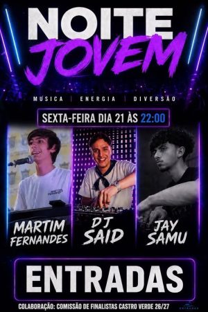 Noite Jovem em Entradas