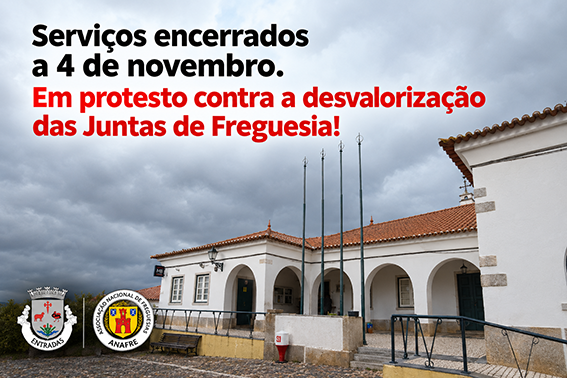 CONTRA A DESVALORIZAÇÃO DAS JUNTAS DE FREGUESIA!
